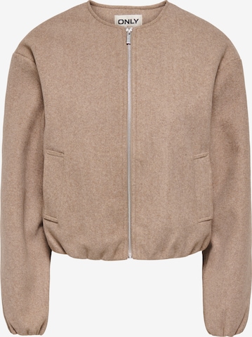 ONLY Tussenjas 'ONLTrillion' in Bruin: voorkant