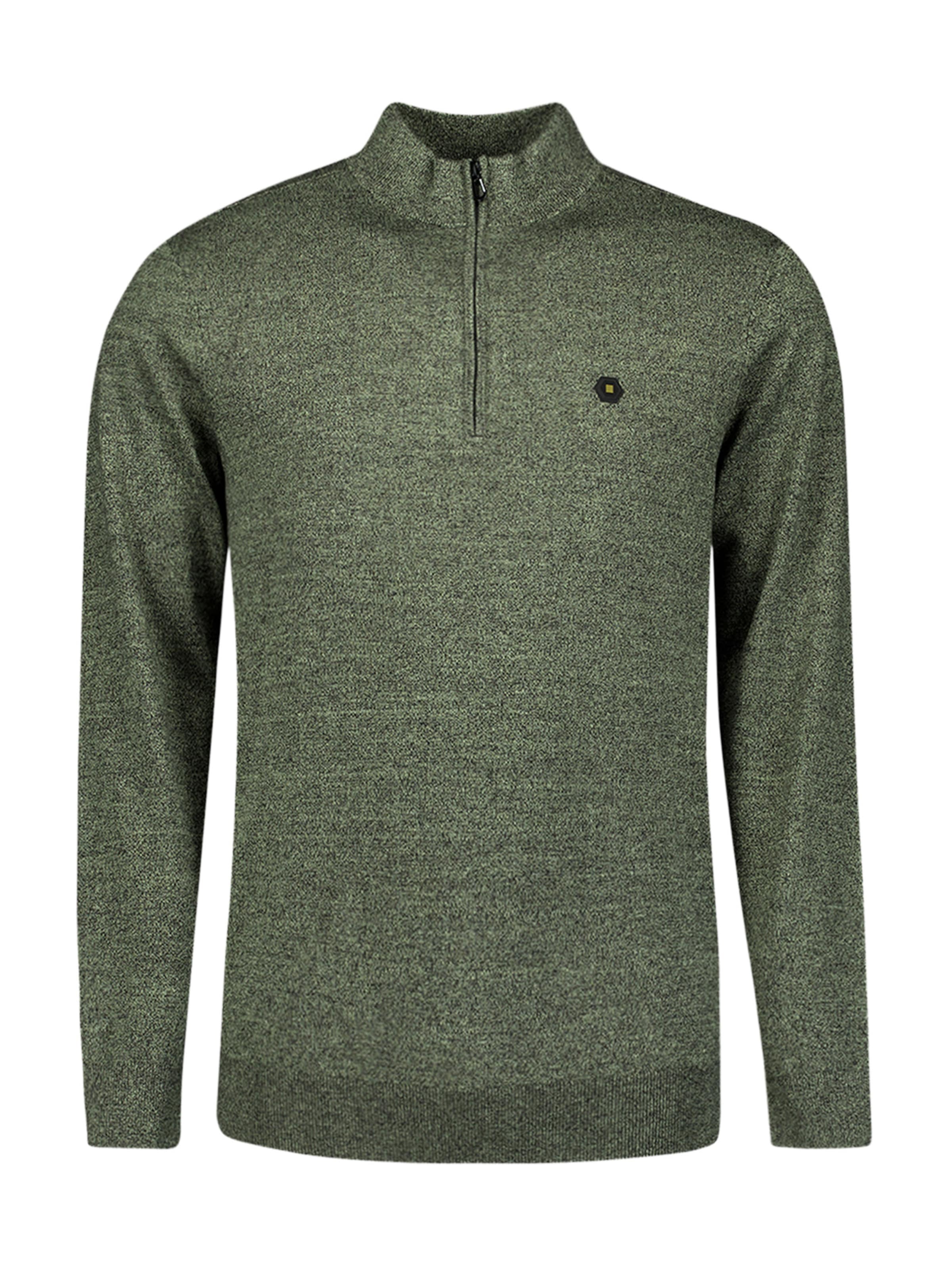 No Excess Sweater in Green: front