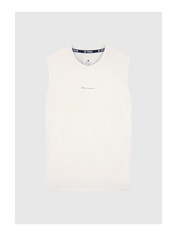 Champion Authentic Athletic Apparel Функционална тениска в бяло: отпред