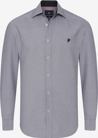 DENIM CULTURE Regular fit Button Up Shirt 'Javed' in Blue: front