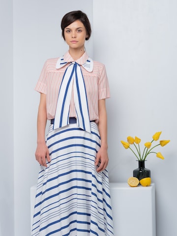 Gonna 'Zebra skirt' di Christine on the clouds in blu
