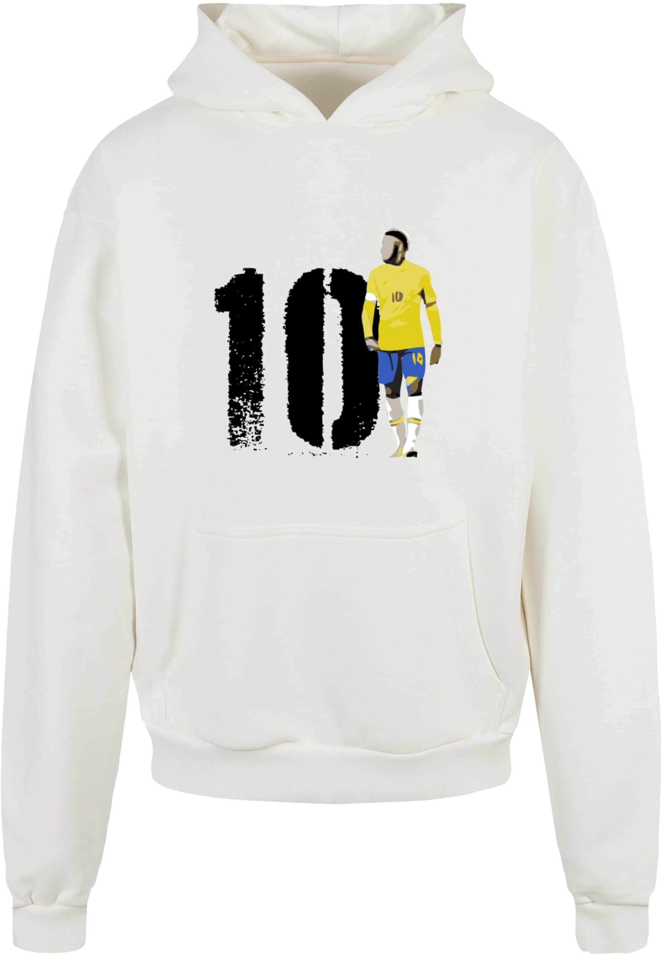 Merchcode Sweatshirt 'Player 5' in White: front