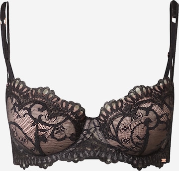 Hunkemöller Balconette Melltartó 'Helena' - fekete: elől