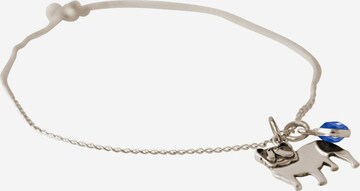 Gemshine Armband 'Bulldogge Hund' in Silber