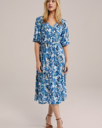 Robe-chemise WE Fashion en bleu : devant