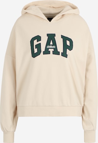 Gap Tall Sweatshirt 'EASY' i beige: framsida