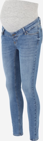 MAMALICIOUS Skinny Jeans 'NIKO' in Blue: front
