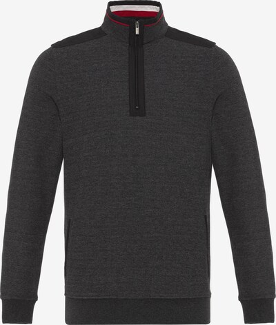 DENIM CULTURE Sweatshirt 'ARIEL' in Anthracite / Fire red / Black, Item view