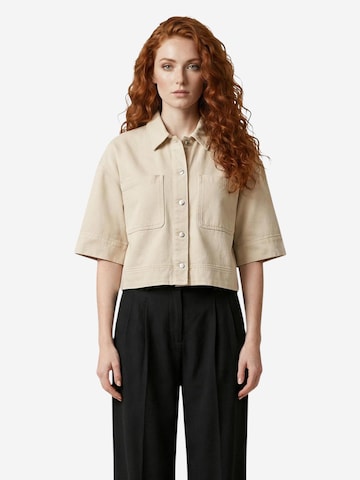 Camicia da donna 'Onlcleo-Maisa S/S  15367375' di ONLY in beige
