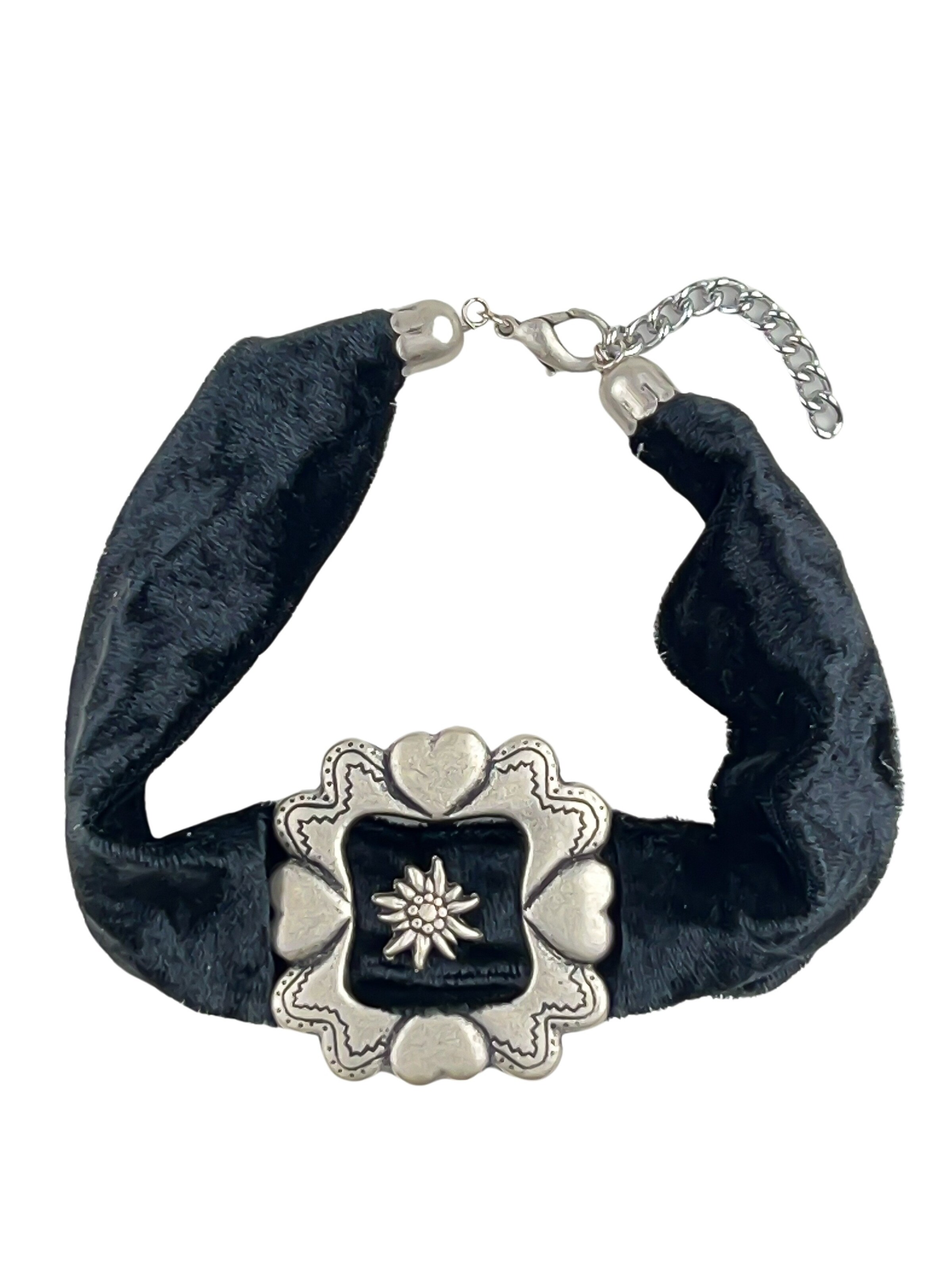 Allgäu Rebell Necklace 'Anette' in Black: front
