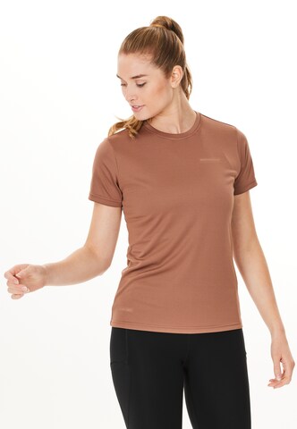 ENDURANCE Performance shirt 'Vista' in Brown: front
