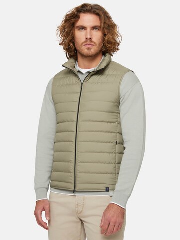 Boggi Milano Bodywarmer in Groen: voorkant