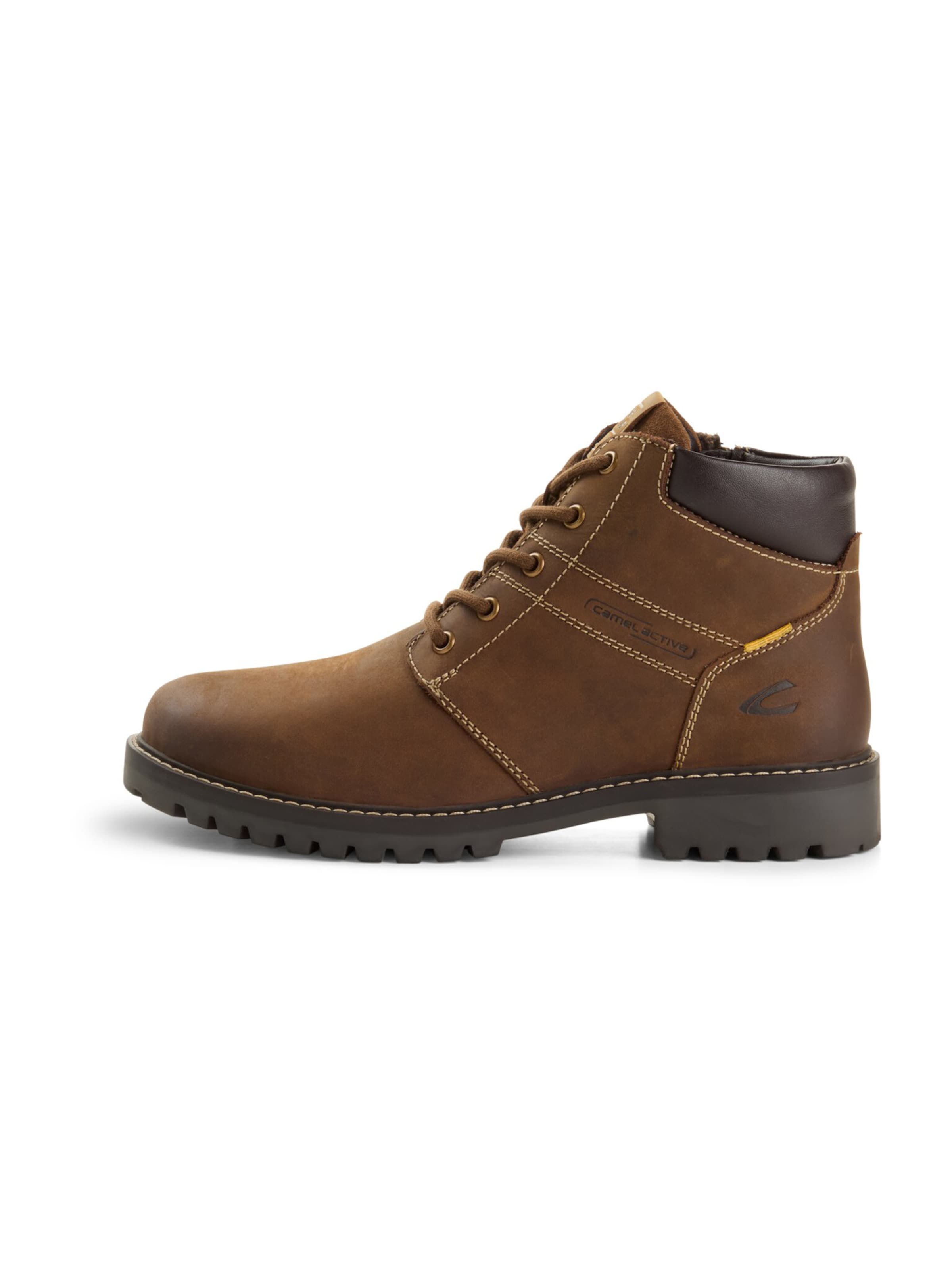CAMEL ACTIVE Lace-Up Boots 'BUST' in Brown: side