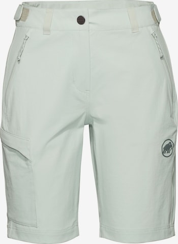 MAMMUT Workout Pants in Green: front
