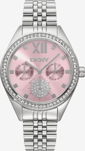 DKNY Analoguhr in Silber: Vorderseite