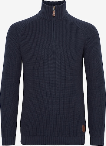 Pull-over 'Xenox' !Solid en bleu : devant