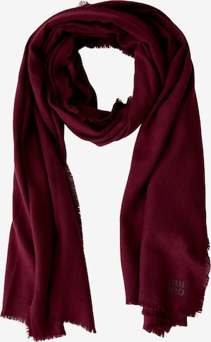 OUI Scarf in Red: front