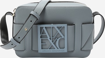 Borsa a tracolla di ARMANI EXCHANGE in blu: frontale