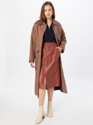 SOAKED IN LUXURY Skirt 'Cady' in Brown