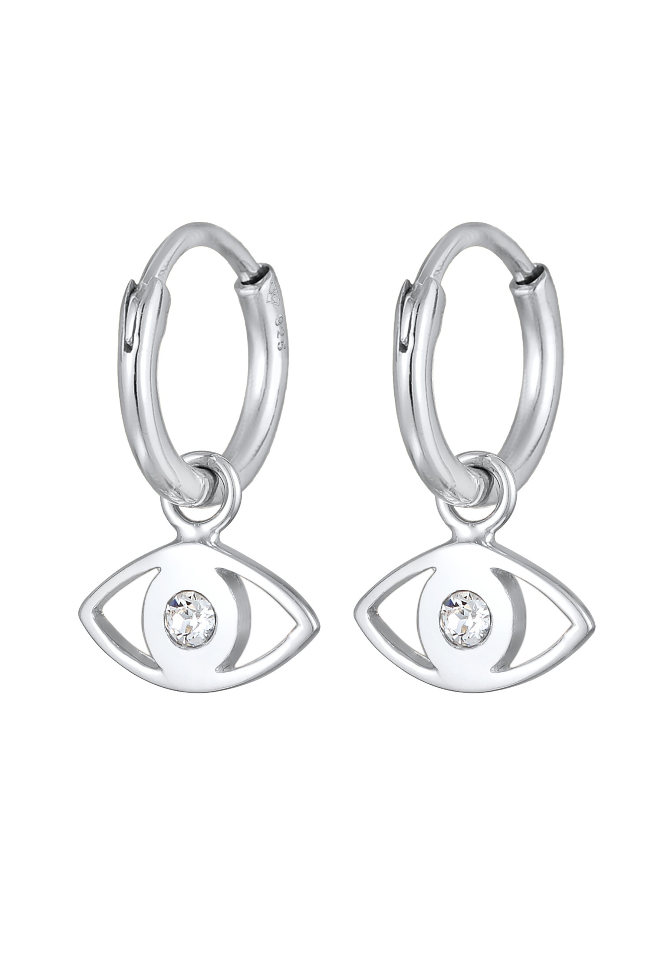 ELLI Earrings 'Evil Eye' in Silver: front