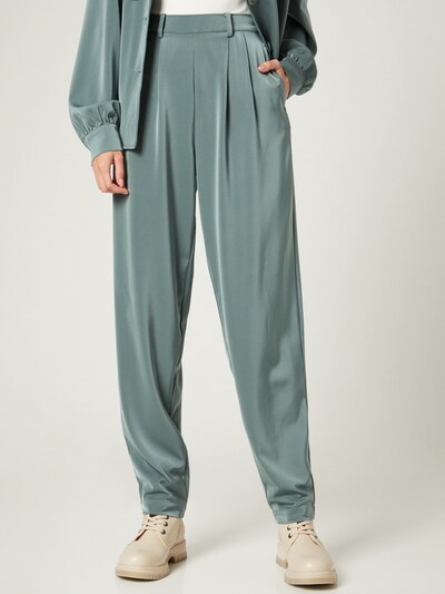 Guido Maria Kretschmer Collection Pleat-Front Pants 'Jasmin' in Jade, View model