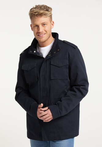 MO Between-Season Jacket in Blue: front