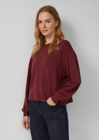 Sweat-shirt s.Oliver en rouge : devant