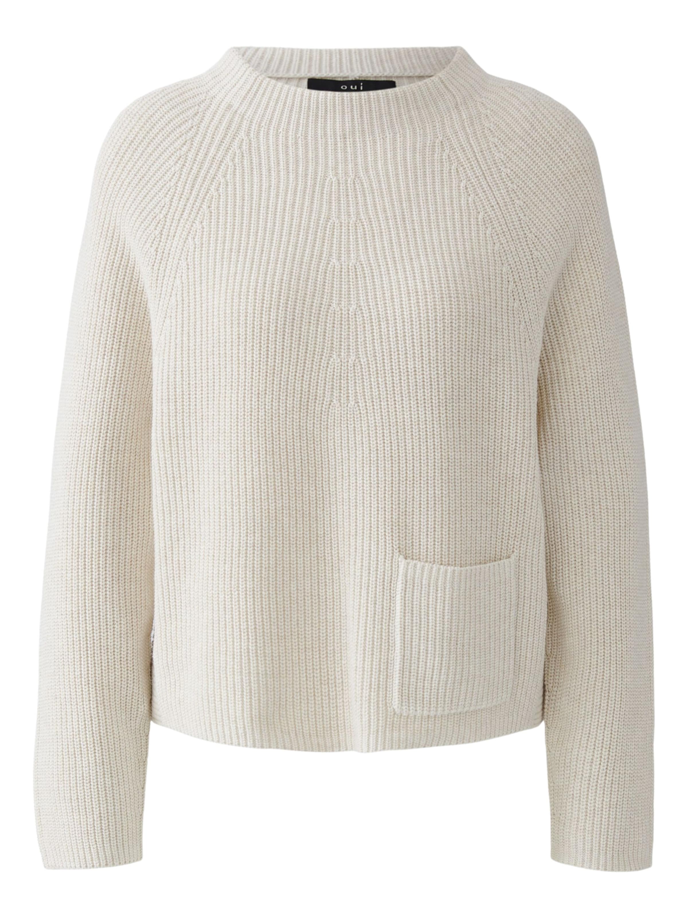 OUI Pullover 'Riya' in Beige: Vorderseite
