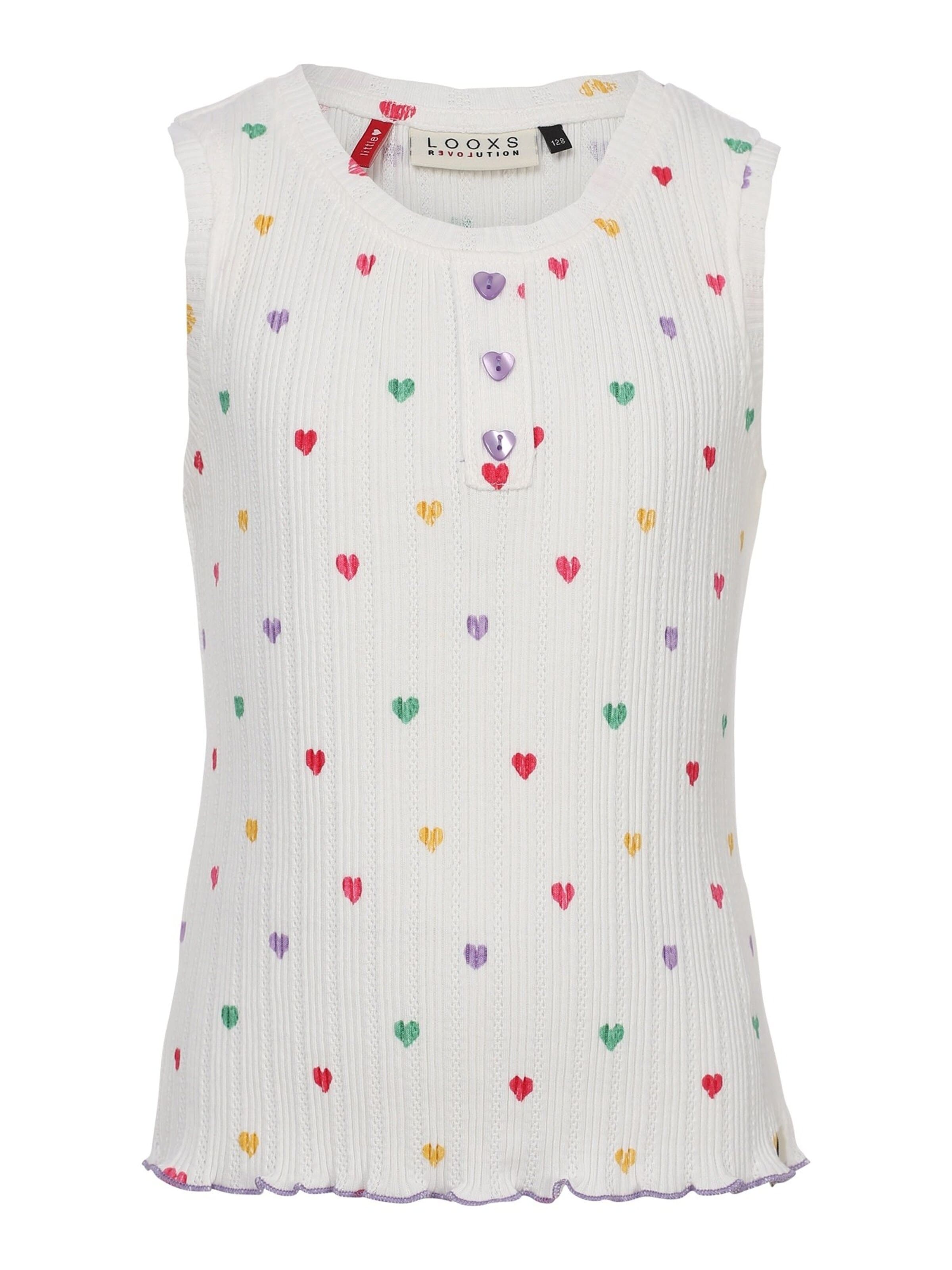 Looxs Revolution Shirt in White: front
