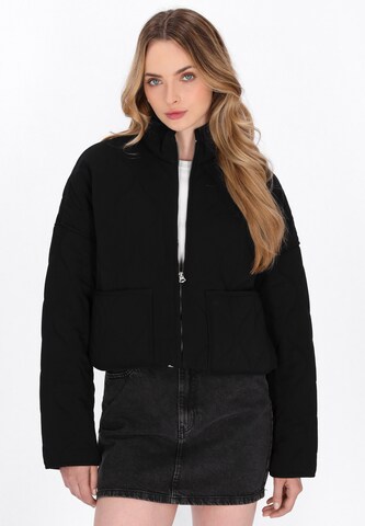 Veste mi-saison DreiMaster Vintage en noir : devant