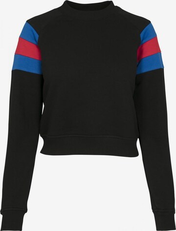 Urban Classics Sweatshirt in Black: front