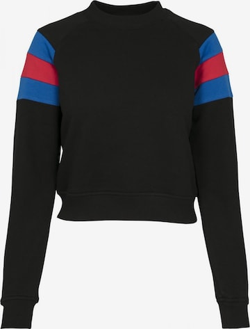 Urban Classics Sweatshirt in Black: front