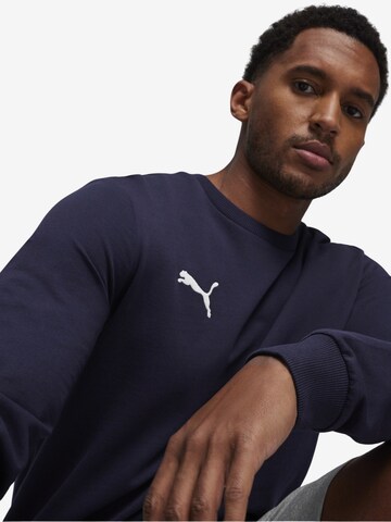 PUMA Athletic Sweatshirt 'TeamGOAL' in Blue