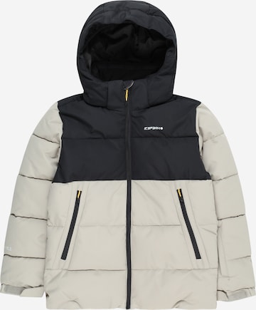 Veste outdoor 'LOUIN' ICEPEAK en gris : devant