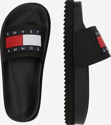 Tommy Jeans - Sapato aberto em preto