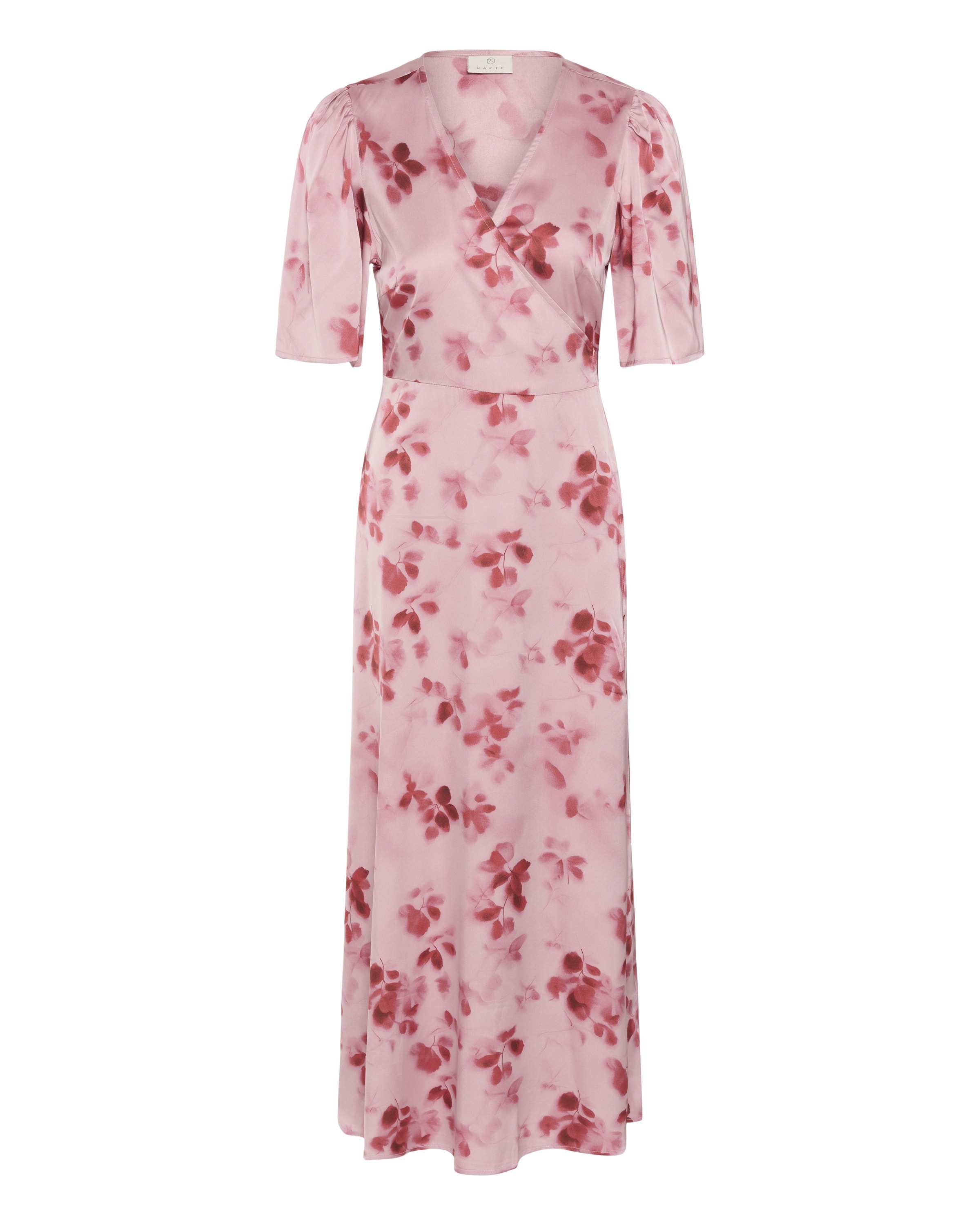 Kaffe Jurk 'Sadie' in Roze: voorkant