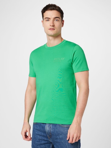 REPLAY Shirt in Green: front