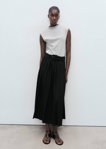 MANGO Kleid in Schwarz: Vorderseite