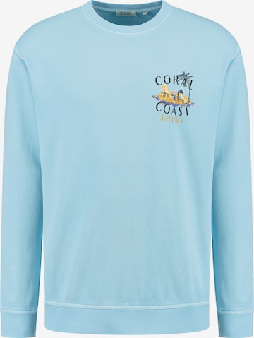 ShiwiSweater majica 'Kyle Island' - plava boja: prednji dio
