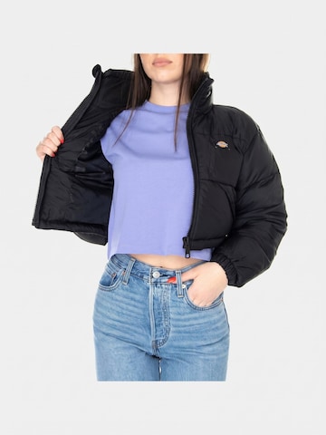 DICKIES Kurtka przejściowa 'W' Alatina Cropped Black Jacket' w kolorze czarny