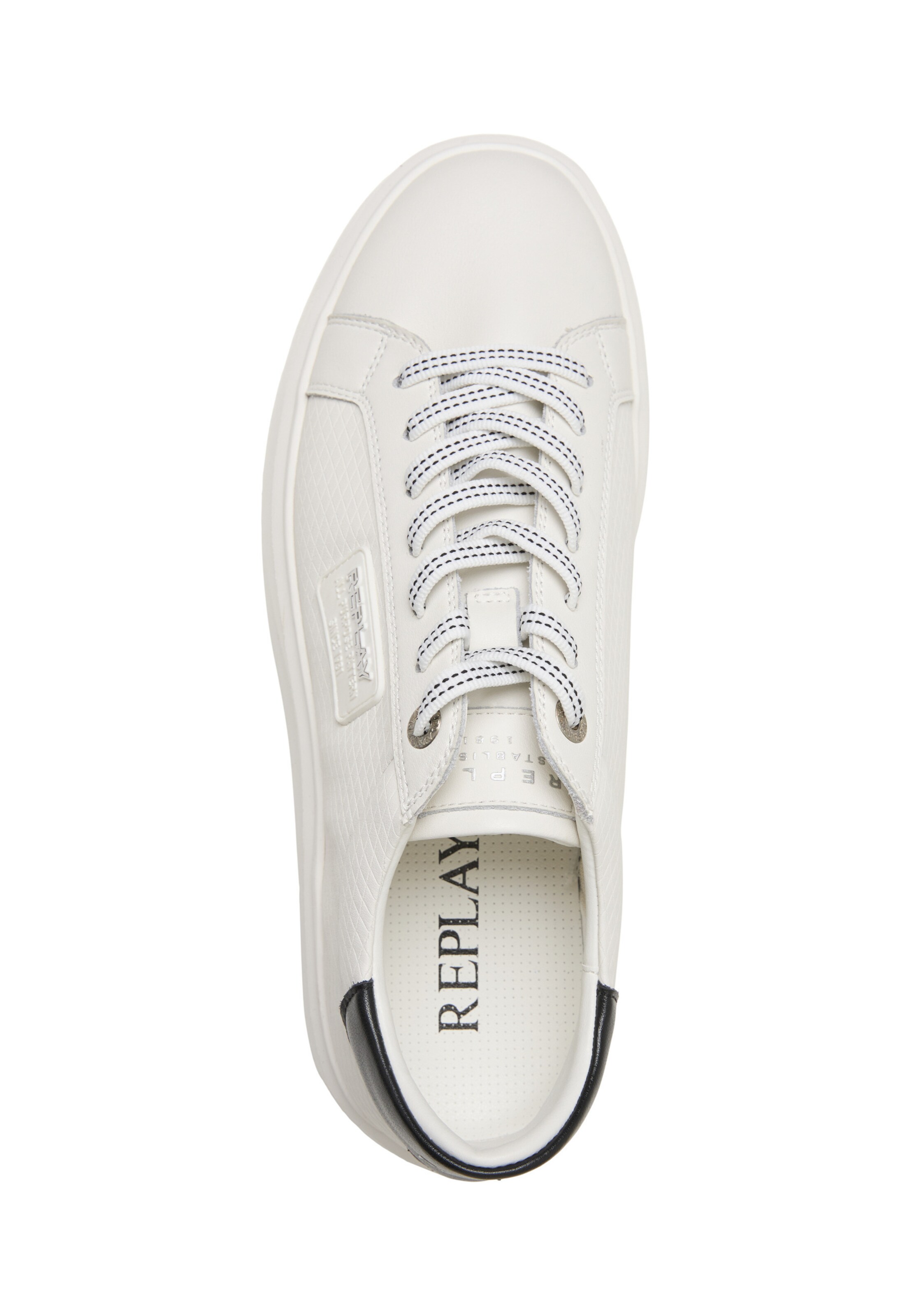 Baskets basses 'Pulsar' REPLAY en blanc