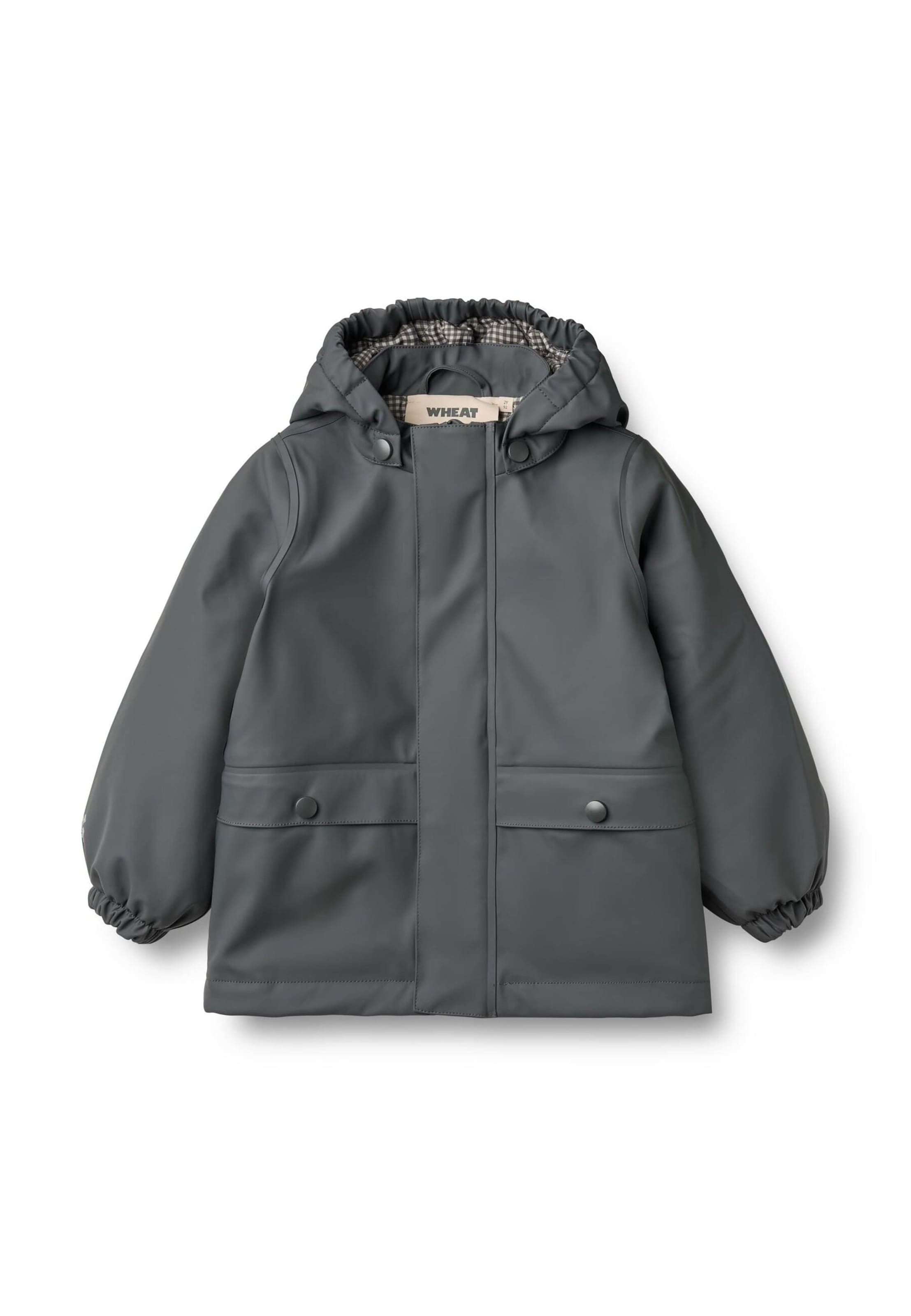 WHEAT Tussenjas 'Aju' in Grijs: voorkant