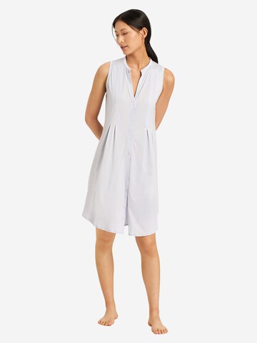 Hanro Nightgown 'Cotton Deluxe' in Blue