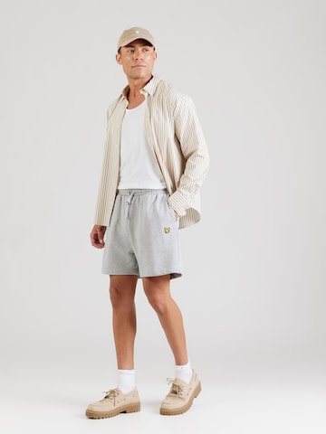 pelēks Lyle & Scott Vaļīgs piegriezums Bikses