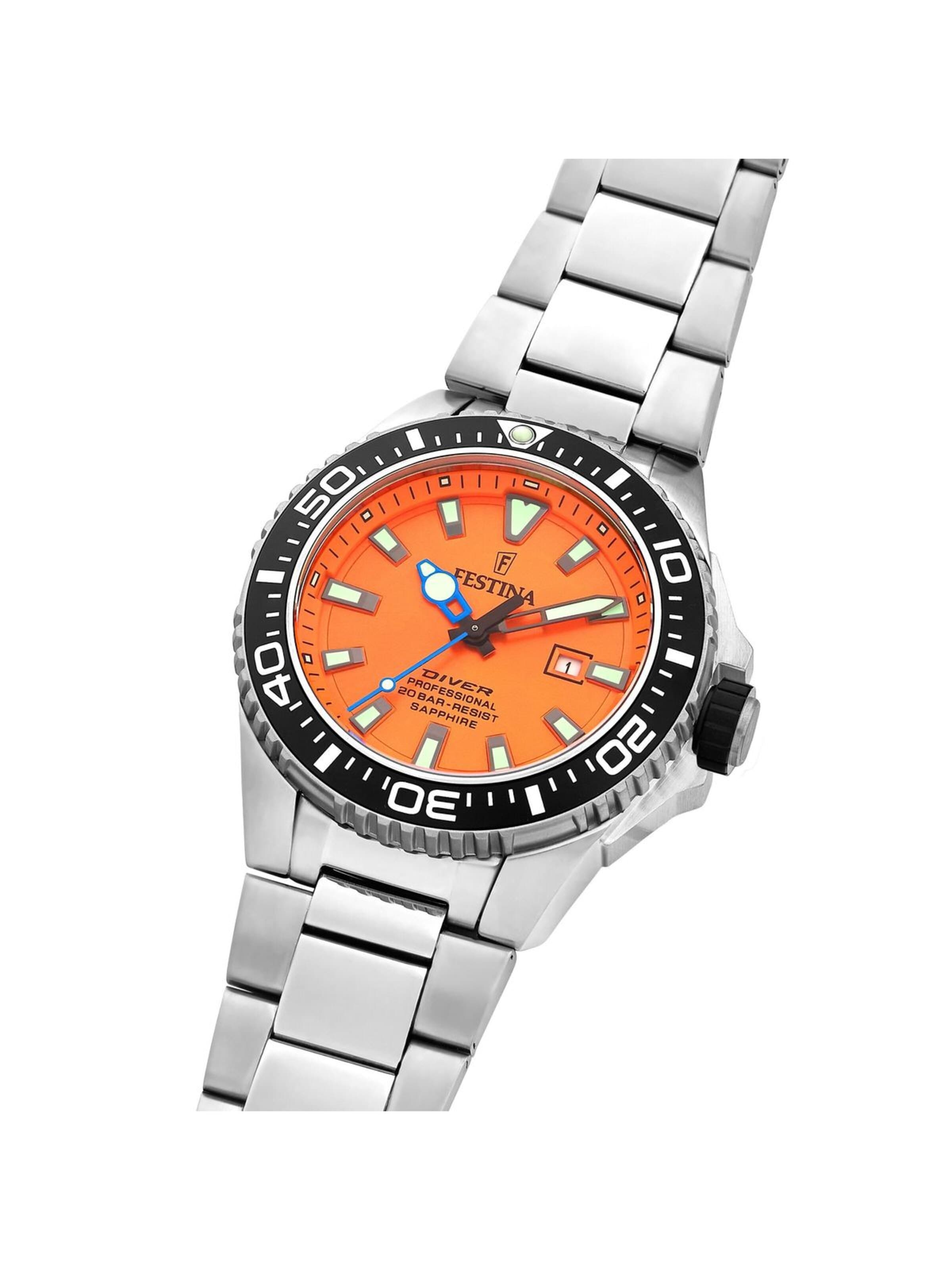 Montre à affichage analogique FESTINA en orange