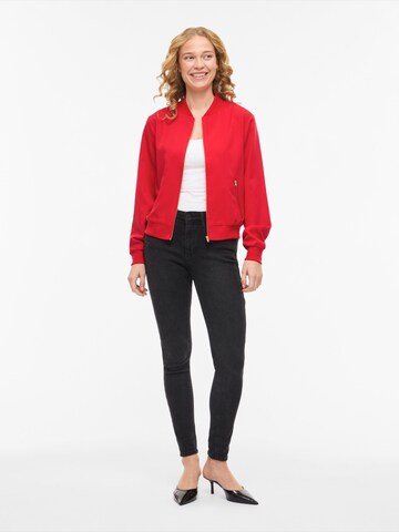 VILA Φθινοπωρινό και ανοιξιάτικο μπουφάν 'VIBUBBLE' σε κόκκινο