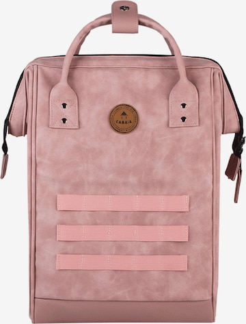 Cabaia Backpack in Pink: front