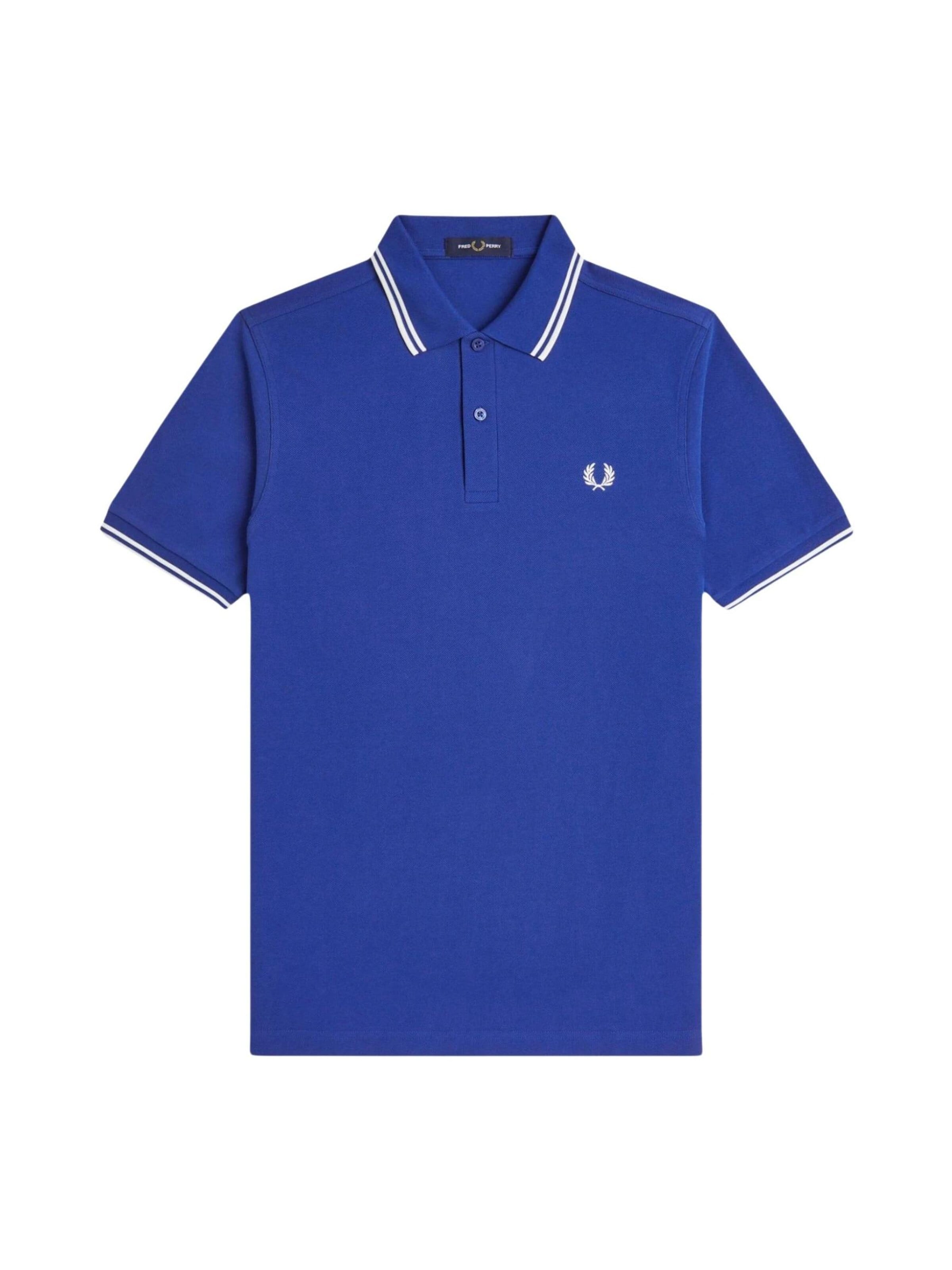 T-Shirt 'Polo fred perry royal eclipse soho twin tipped short' Fred Perry en bleu