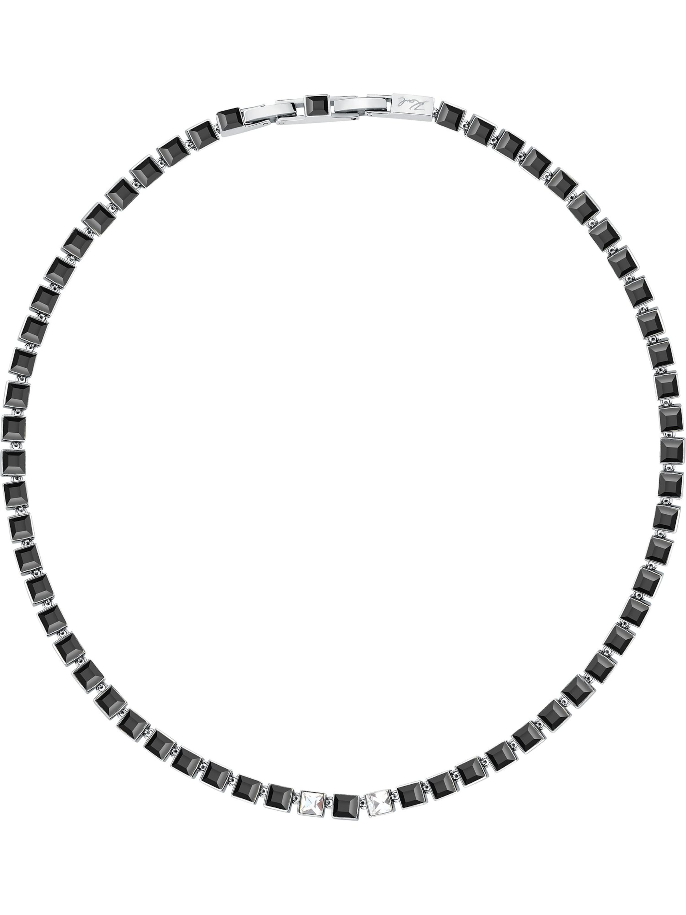 Karl Lagerfeld Kette in Schwarz: Vorderseite