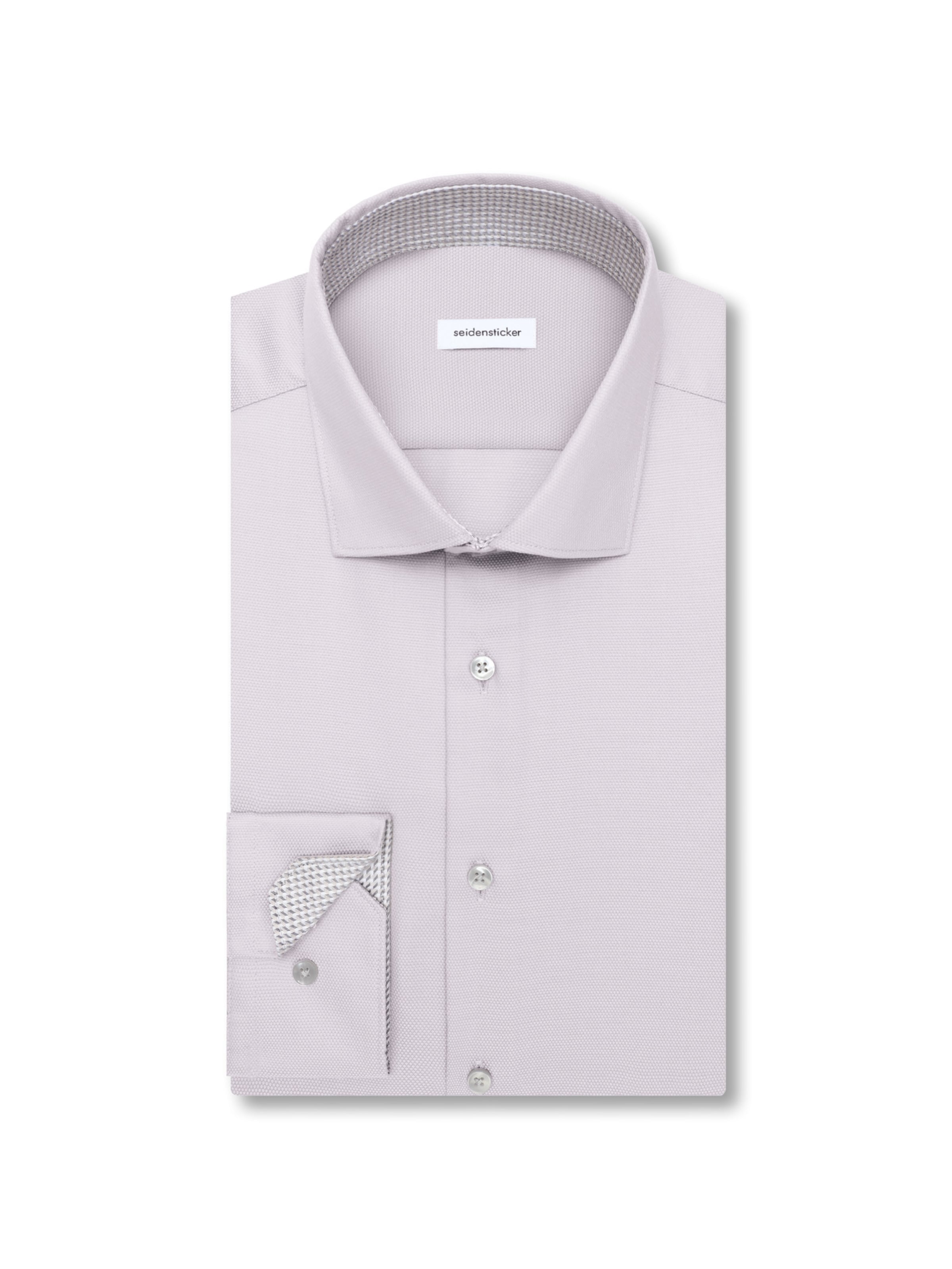 SEIDENSTICKER Slim fit Business shirt in Grey